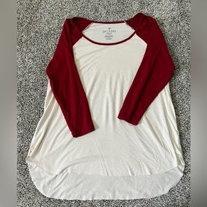 Comfy baseball tee